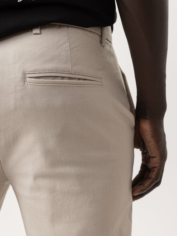 WOVEN PANTS Beige / 46