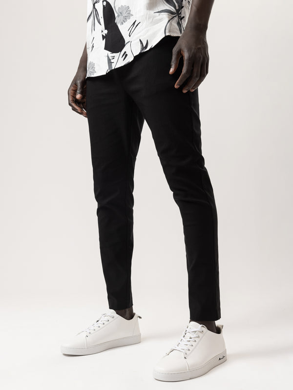 WOVEN PANTS Black / 46