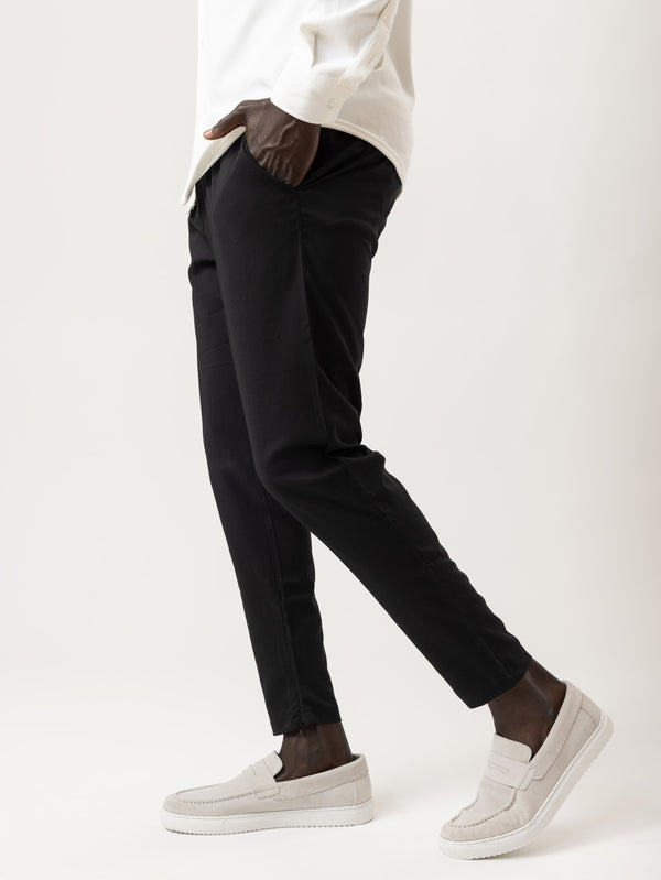 WOVEN PANTS Black / 46