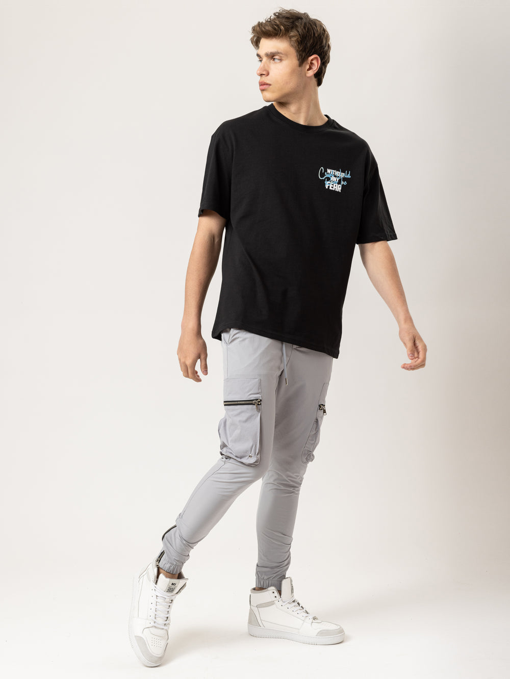 CARGO PANTS Light Gray / 46