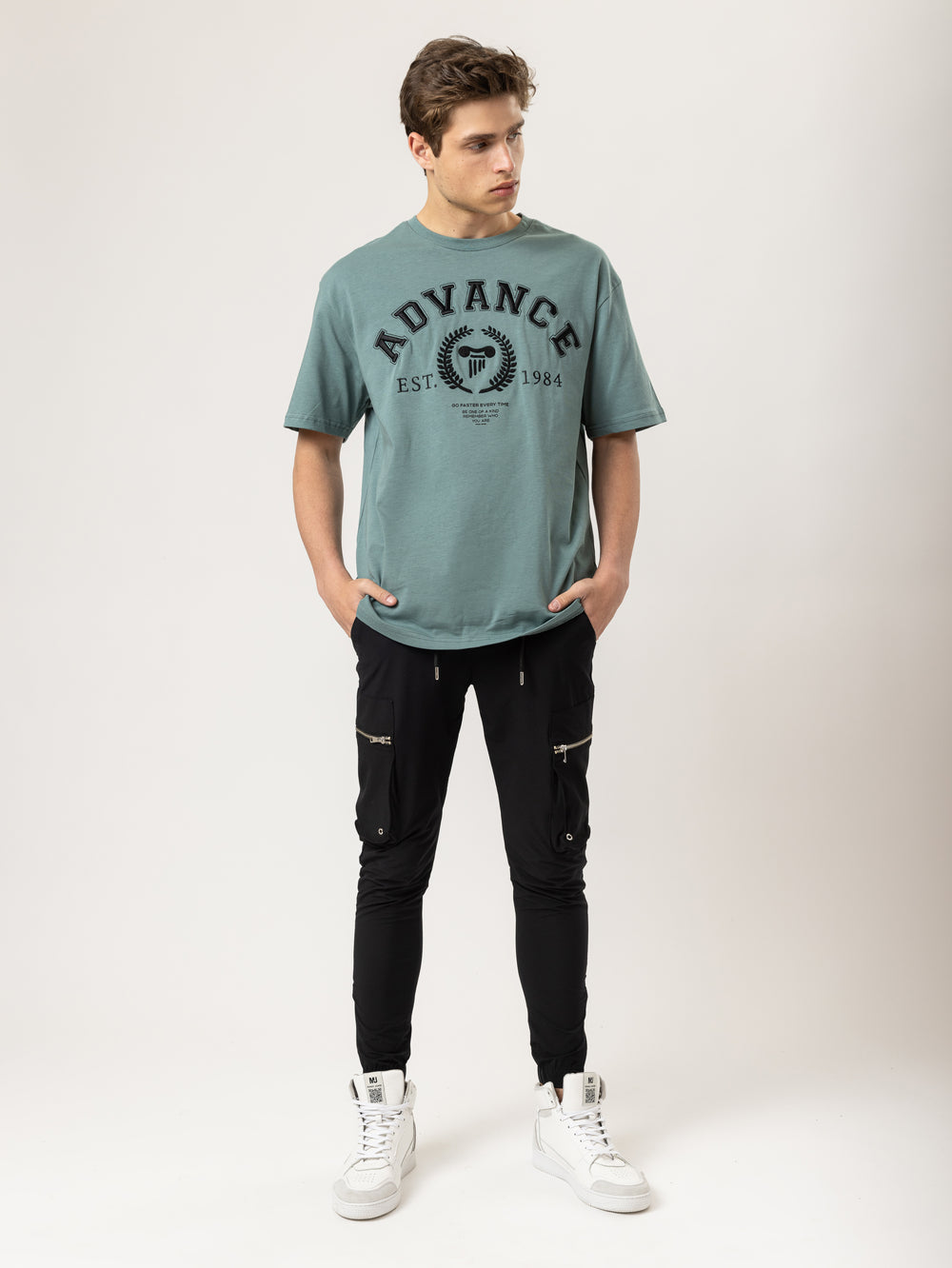 CARGO PANTS Light Gray / 46