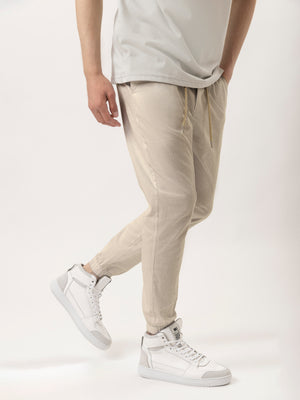 WOVEN PANTS Stone / 46