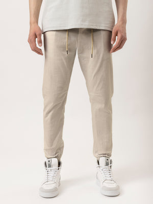 WOVEN PANTS Stone / 46