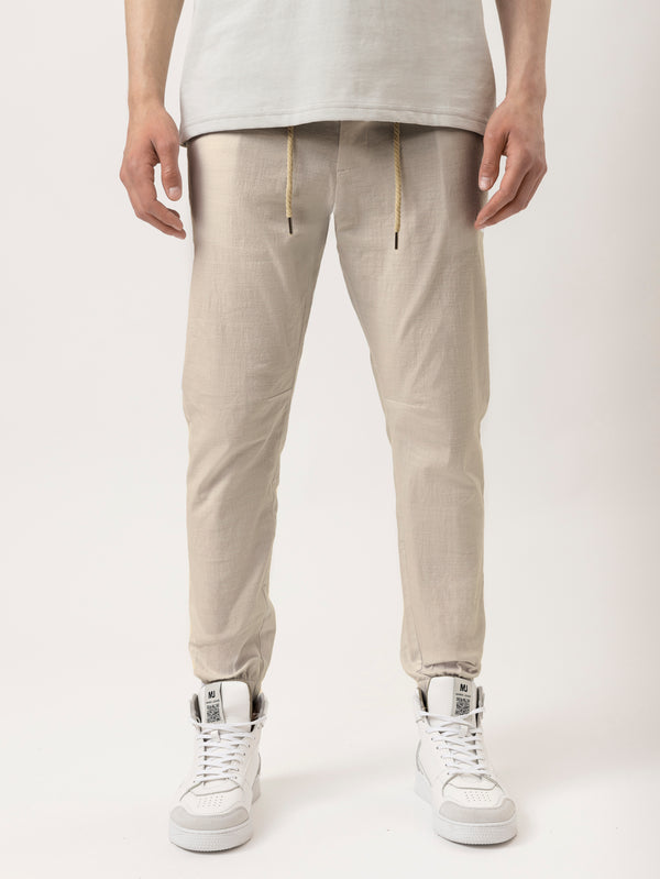 WOVEN PANTS Stone / 46