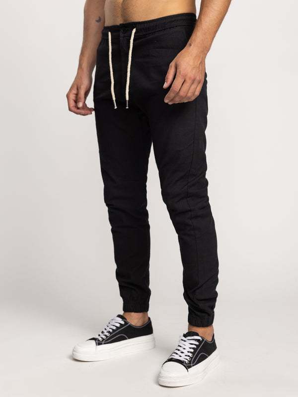 WOVEN PANTS Black / 46