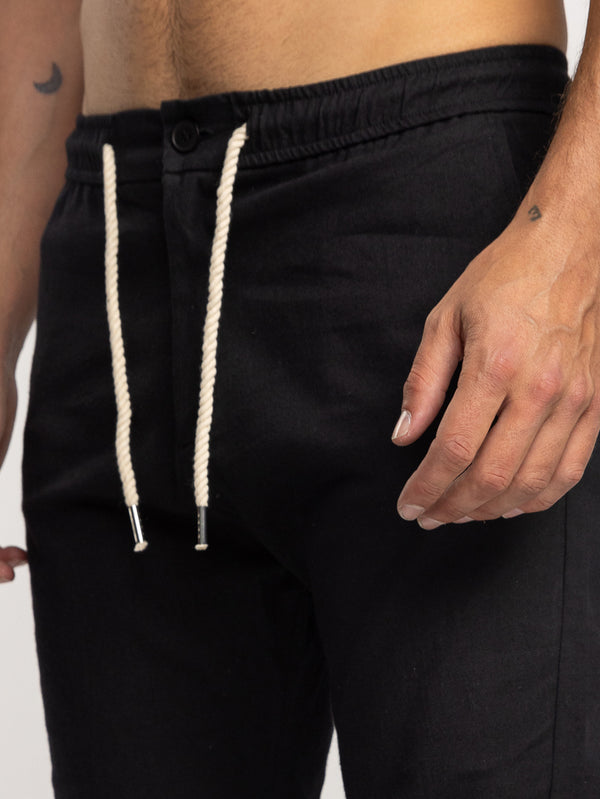 WOVEN PANTS Black / 46