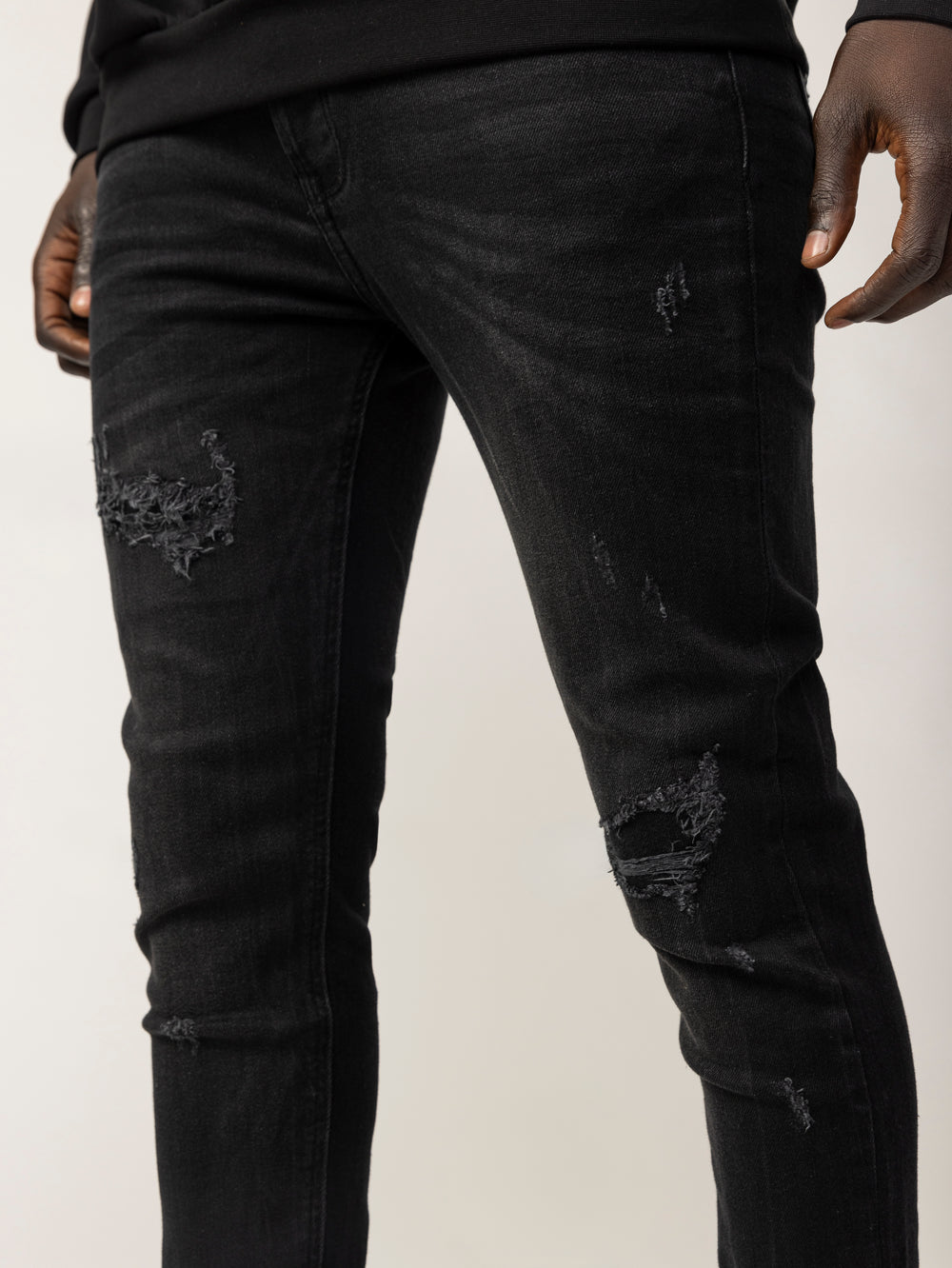FASHION JEANS Black / 38