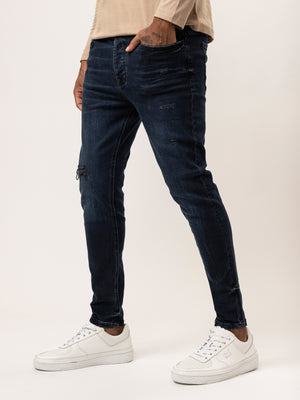 FASHION JEANS Dark Blue / 38