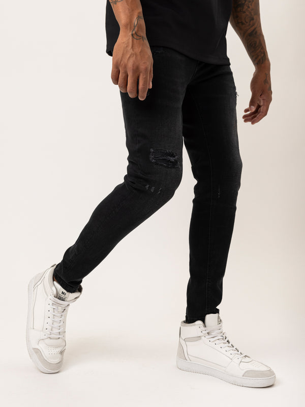 FASHION JEANS Black / 38