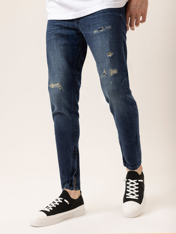 FASHION JEANS Dark Blue / 38
