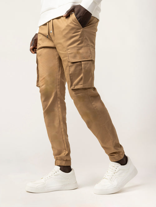 CARGO PANTS Camel / 48