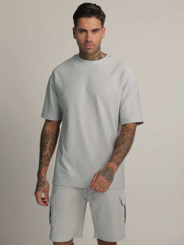 FASHION SET TOP Light Gray / XXS
