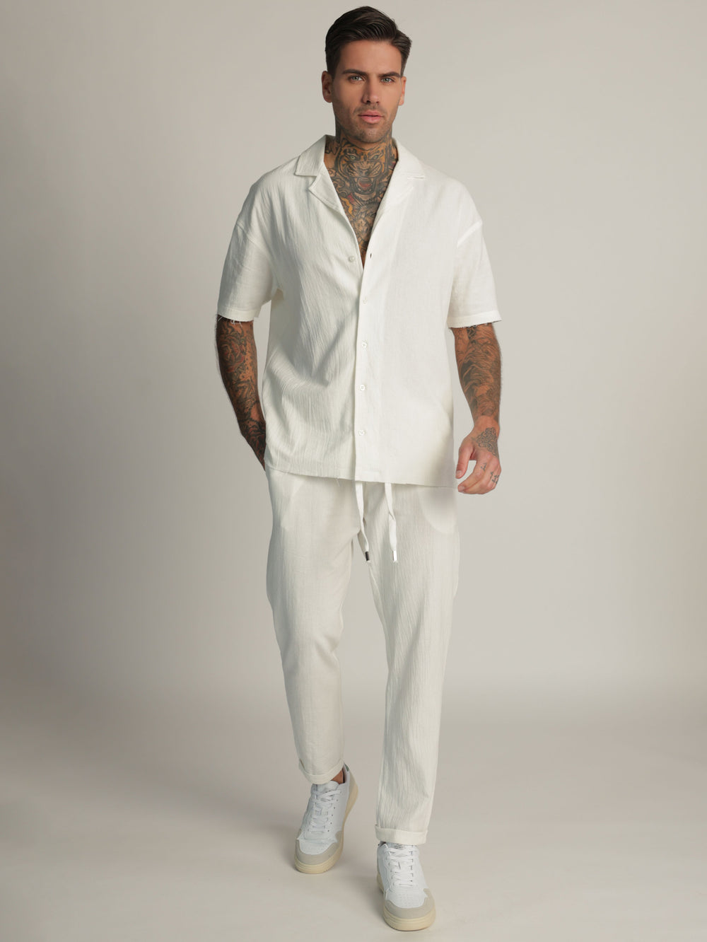 SET TOP RESORT Cream / XXL