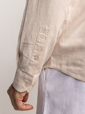 FASHION BUTTONED SHIRT Stone / XXL