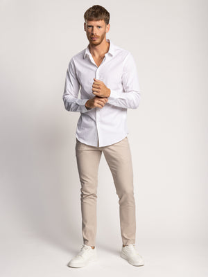 PREMIUM BUTTONED SHIRT White / XXL