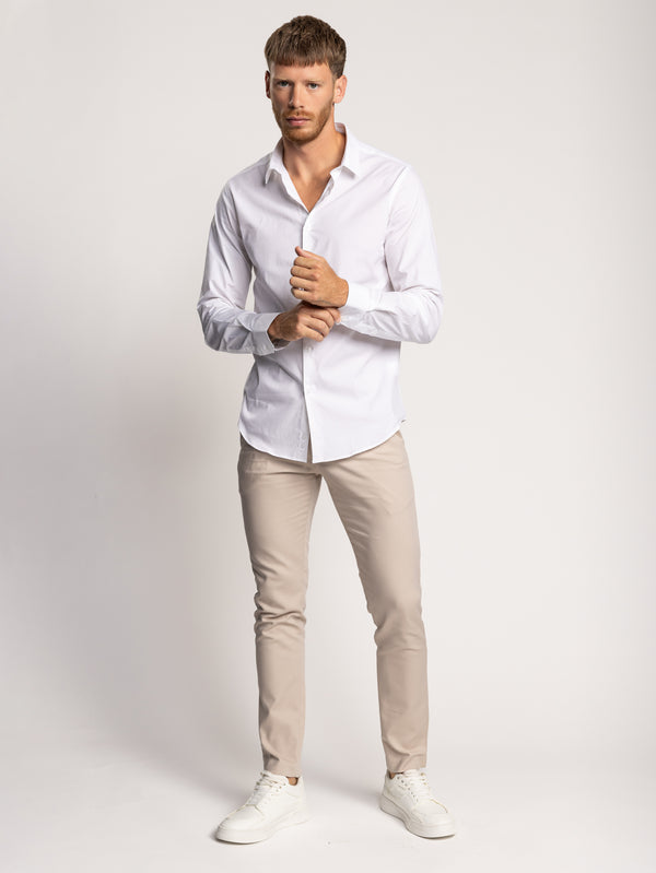 PREMIUM BUTTONED SHIRT White / XXL