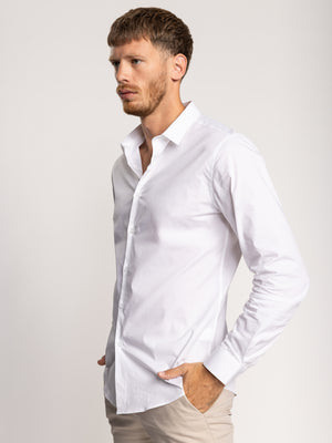 PREMIUM BUTTONED SHIRT White / XXL