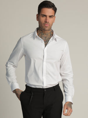 PREMIUM BUTTONED SHIRT White / XXL