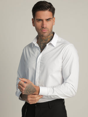 PREMIUM BUTTONED SHIRT White / XXL