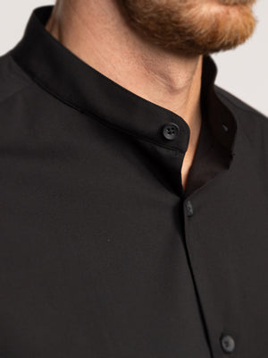 PREMIUM BUTTONED SHIRT Black / XXL