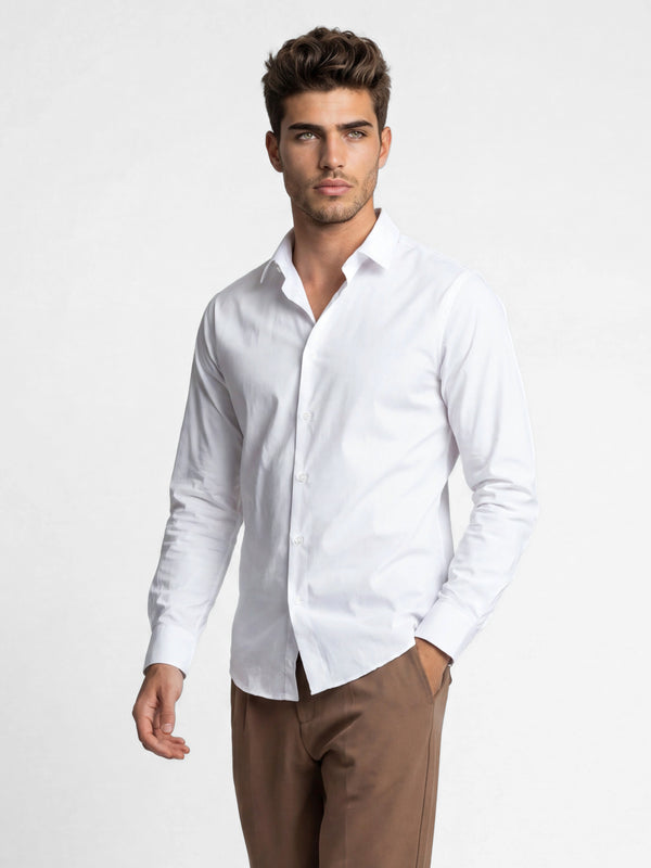 PREMIUM BUTTONED SHIRT White / XXL