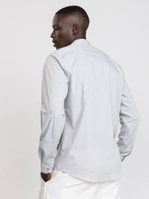 PREMIUM BUTTONED SHIRT Light Gray / XXL