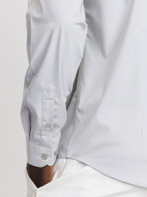 PREMIUM BUTTONED SHIRT Light Gray / XXL