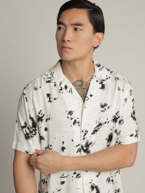 SHORT BUTTONED SHIRT White / XXL