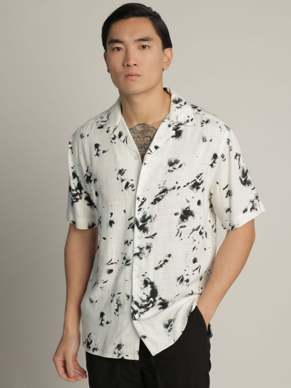 SHORT BUTTONED SHIRT White / XXL