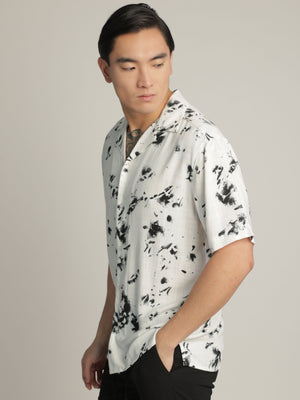 SHORT BUTTONED SHIRT White / XXL
