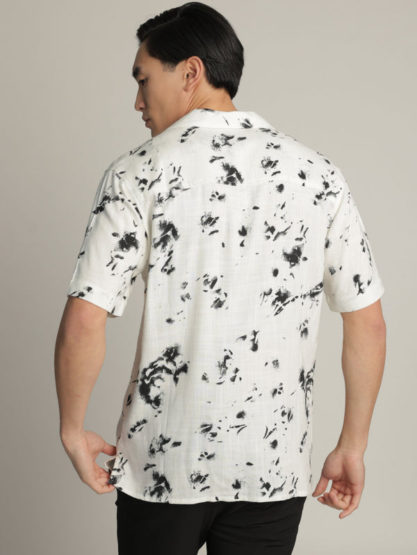 SHORT BUTTONED SHIRT White / XXL