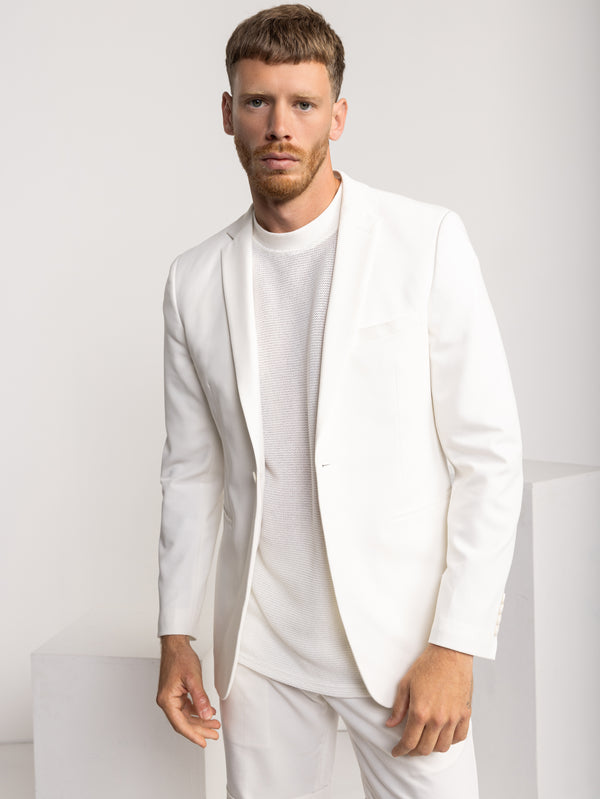 FASHION SUIT JACKET White / XXL