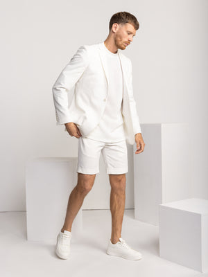 FASHION SUIT JACKET White / XXL