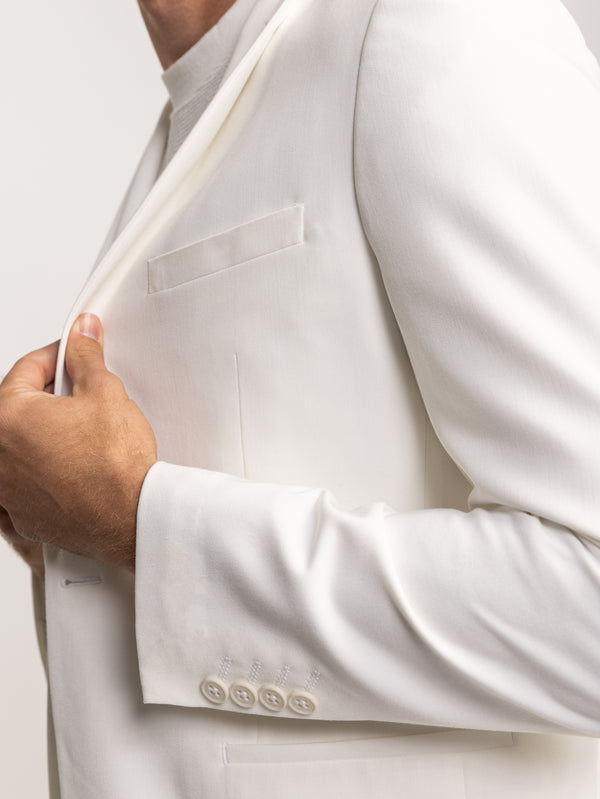 FASHION SUIT JACKET White / XXL