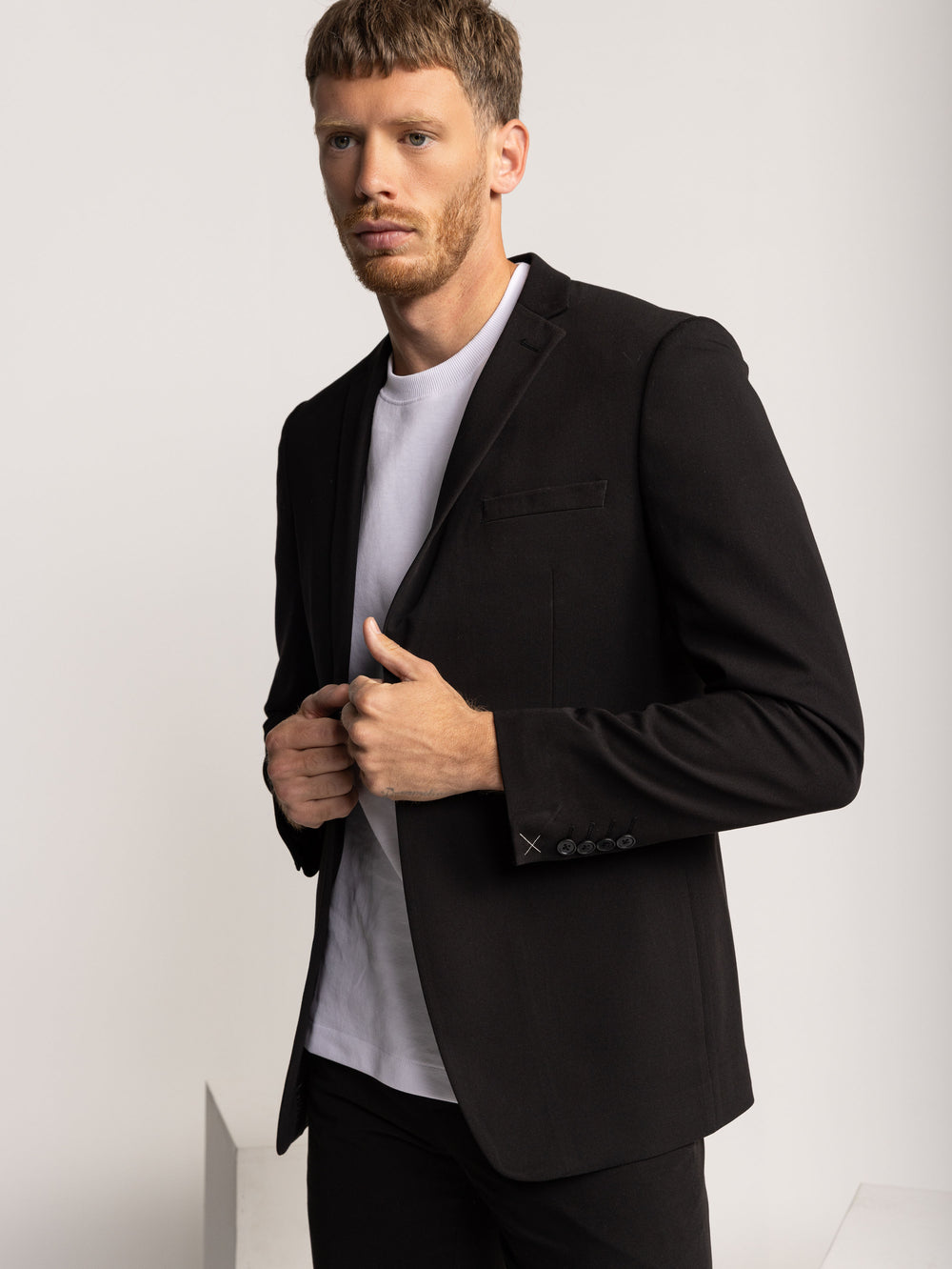 FASHION SUIT JACKET White / XXL