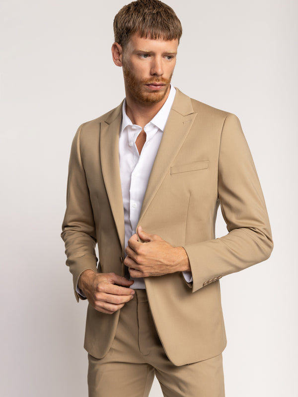 FASHION SUIT JACKET Camel / XXS