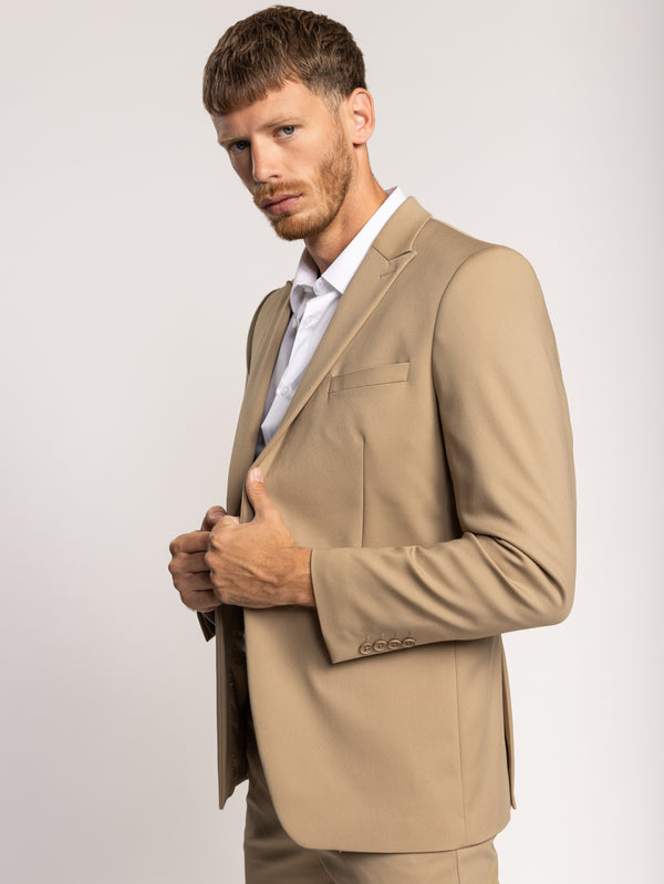 FASHION SUIT JACKET Camel / XXS