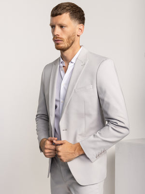 FASHION SUIT JACKET Light Gray / XXS