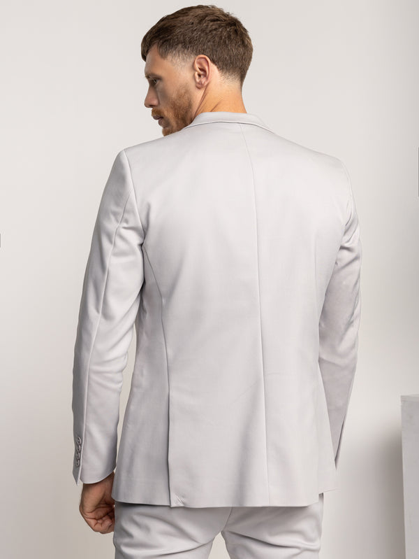 FASHION SUIT JACKET Light Gray / XXS