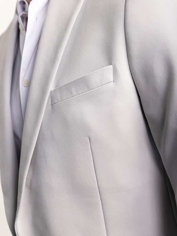 FASHION SUIT JACKET Light Gray / XXS