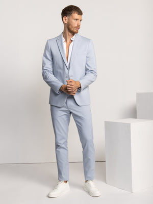 FASHION SUIT JACKET Light Blue / XXS