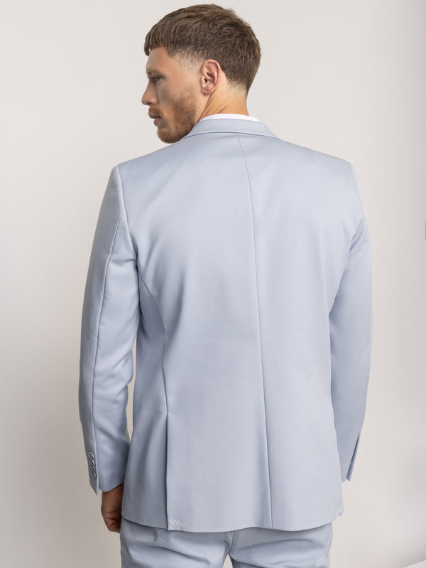 FASHION SUIT JACKET Light Blue / XXS