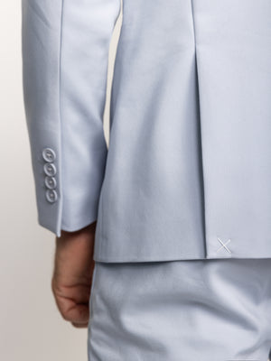 FASHION SUIT JACKET Light Blue / XXS