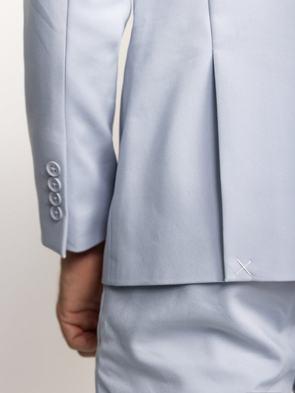 FASHION SUIT JACKET Light Blue / XXS