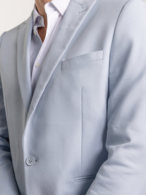 FASHION SUIT JACKET Light Blue / XXS
