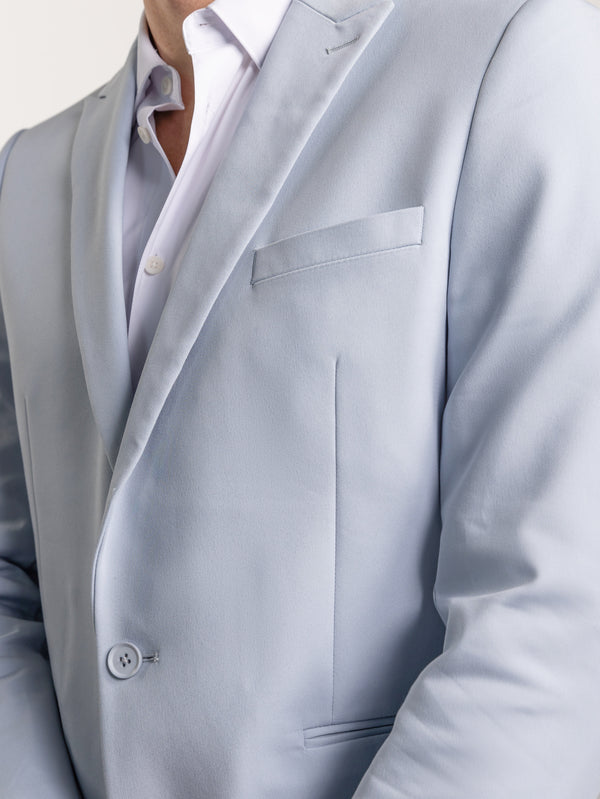 FASHION SUIT JACKET Light Blue / XXS