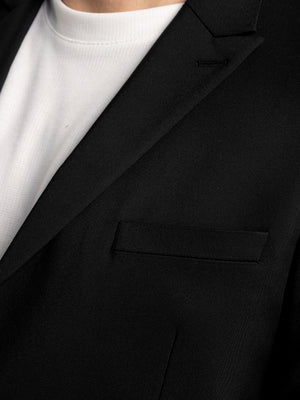 FASHION SUIT JACKET Black / XXS