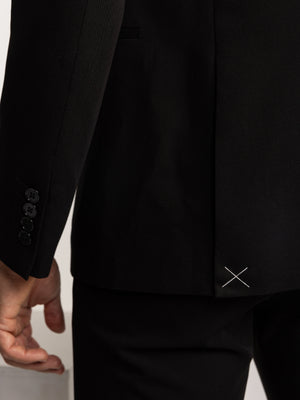 FASHION SUIT JACKET Black / XXL