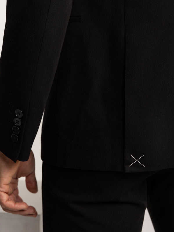 FASHION SUIT JACKET Black / XXL