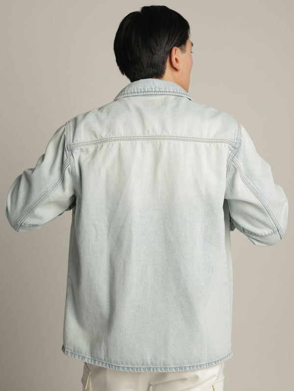 OVER SHIRT JACKET Light Blue / XXL